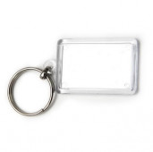 Пластиковый брелок двухсторонний 5х3.5